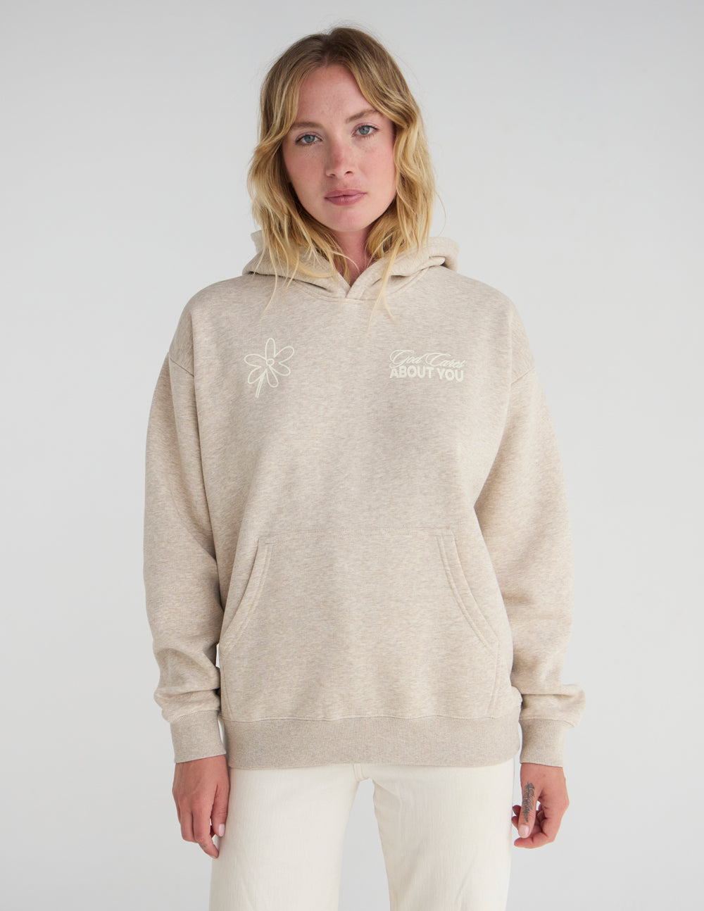 Elevated Faith God Cares About You Unisex Hoodie - AVBL MRKT (5)