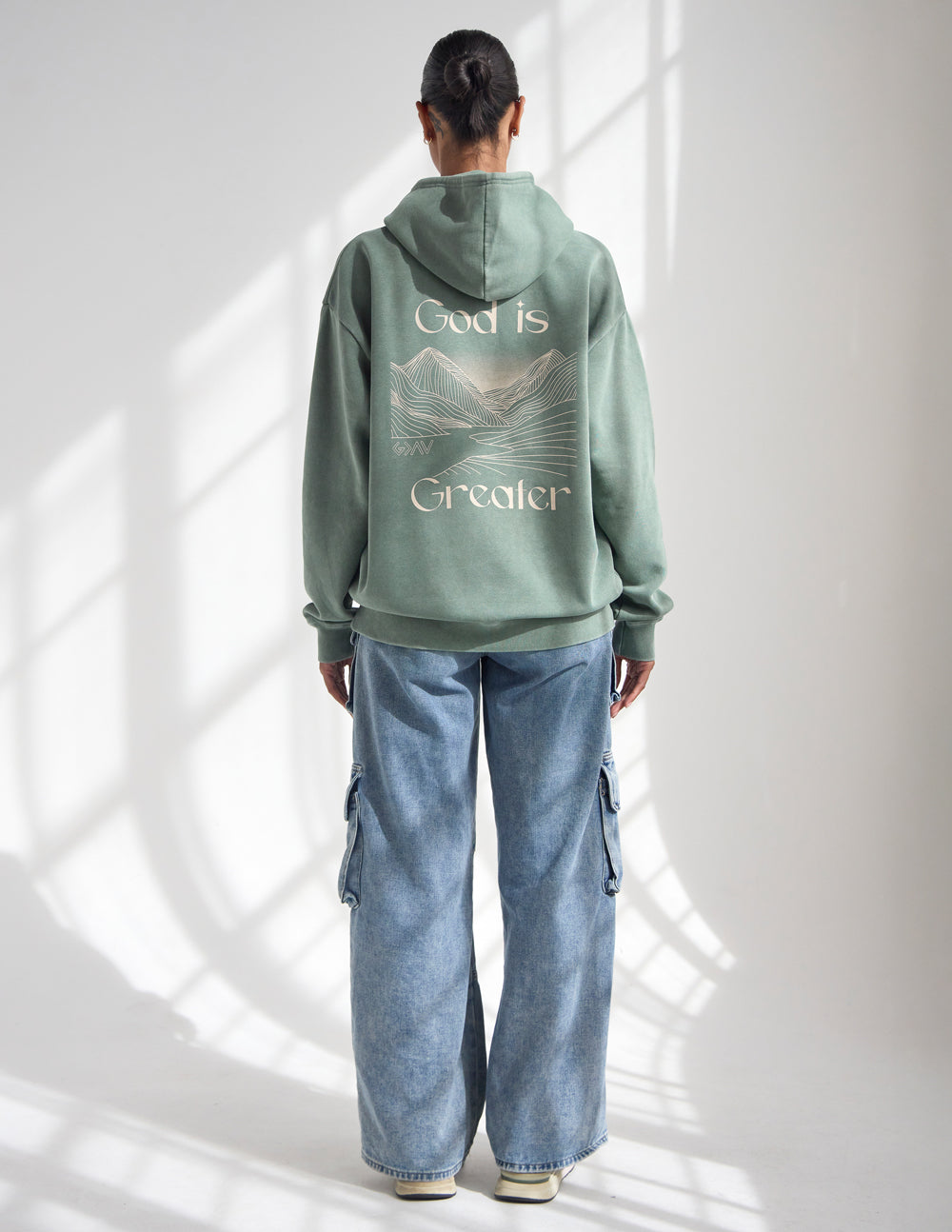 Elevated Faith God Is Greater Unisex Hoodie - AVBL MRKT (1)