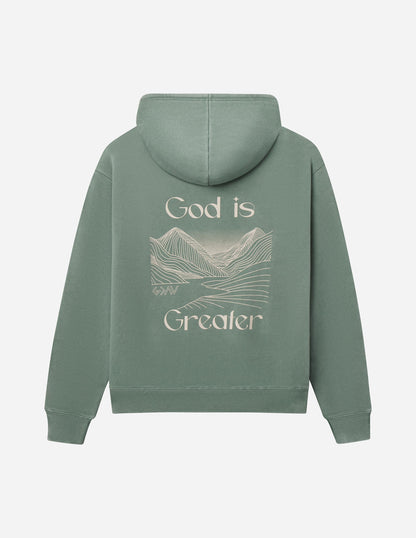 Elevated Faith God Is Greater Unisex Hoodie - AVBL MRKT (10)