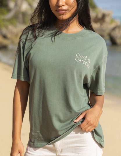 Elevated Faith God Is Greater Unisex Tee - AVBL MRKT (2)