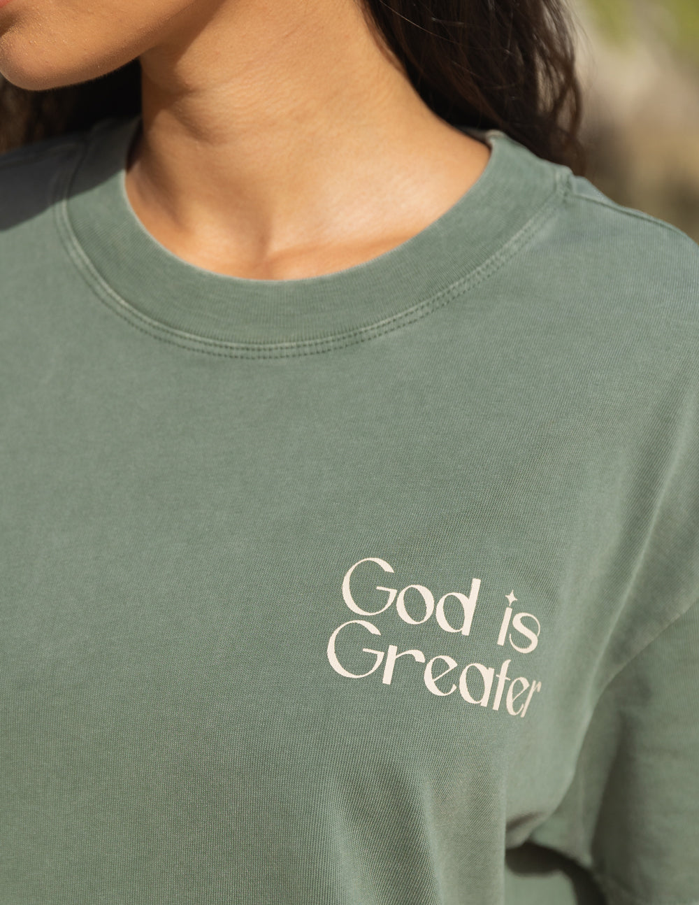 Elevated Faith God Is Greater Unisex Tee - AVBL MRKT (4)