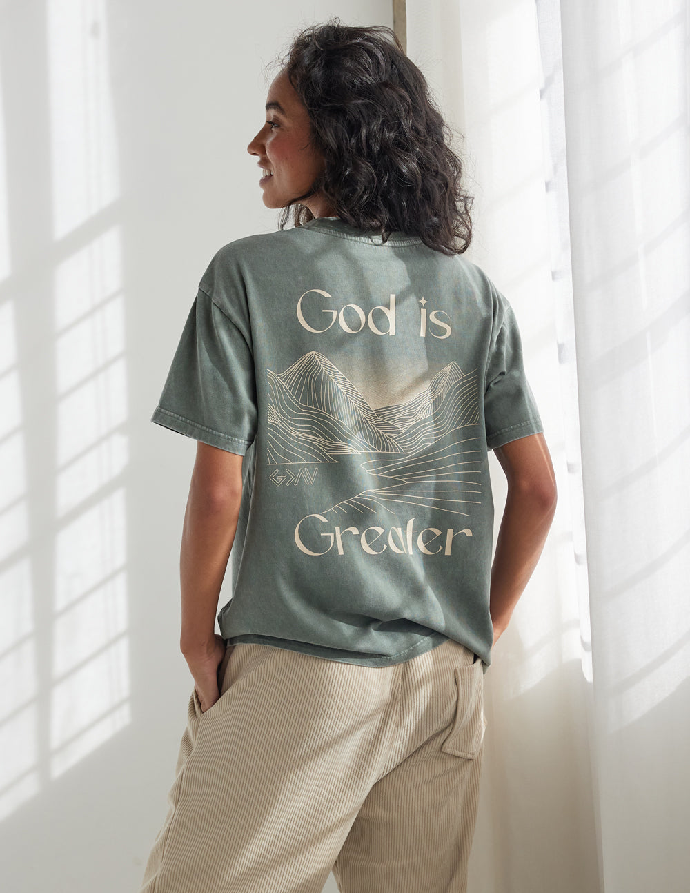 Elevated Faith God Is Greater Unisex Tee - AVBL MRKT (7)