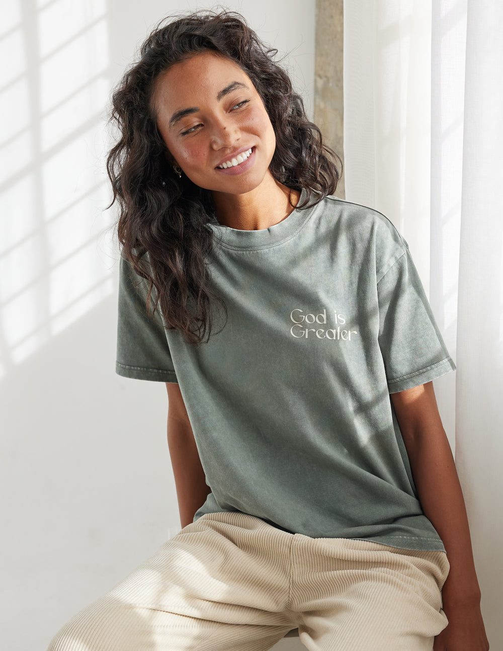 Elevated Faith God Is Greater Unisex Tee - AVBL MRKT (8)