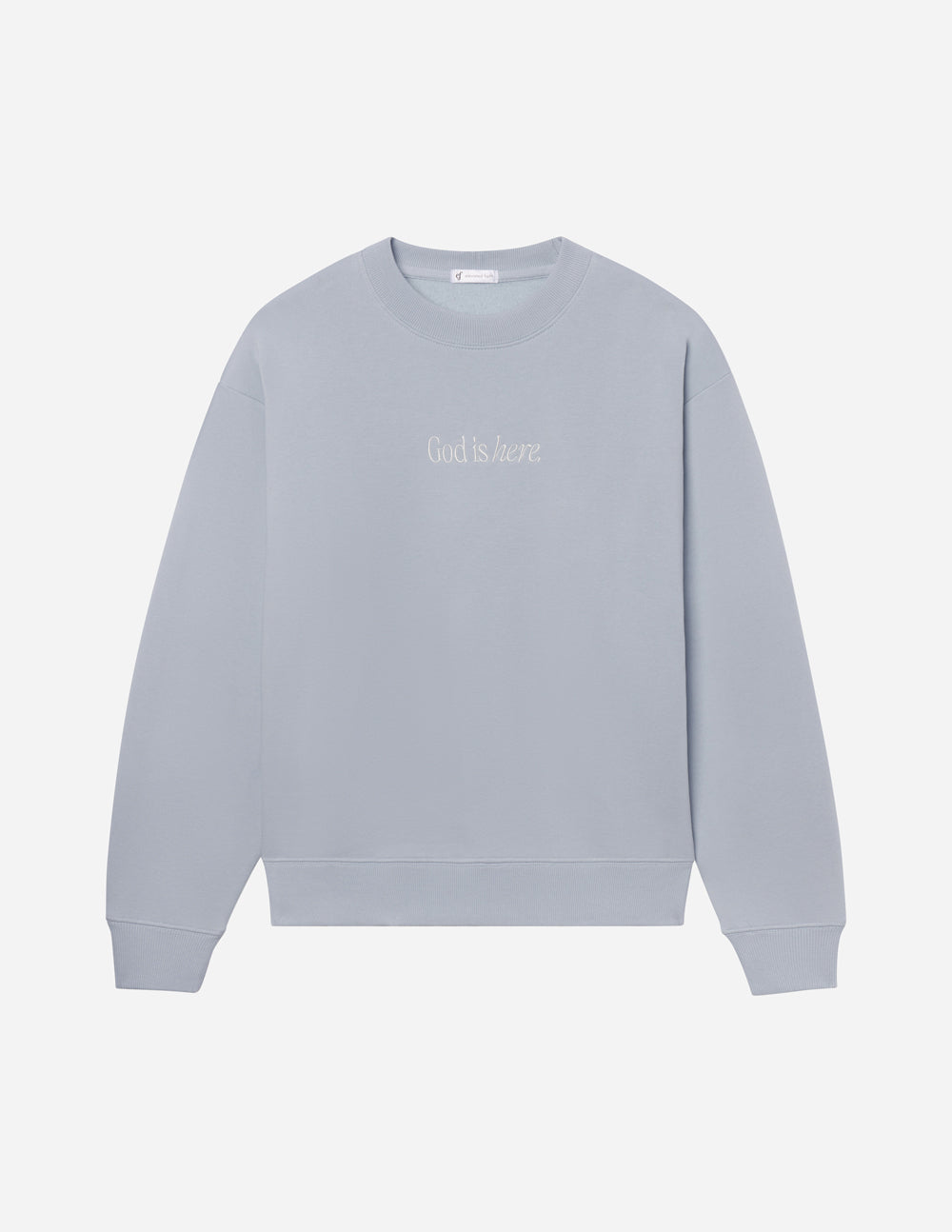 Elevated Faith God Is Here Unisex Crewneck - AVBL MRKT (2)