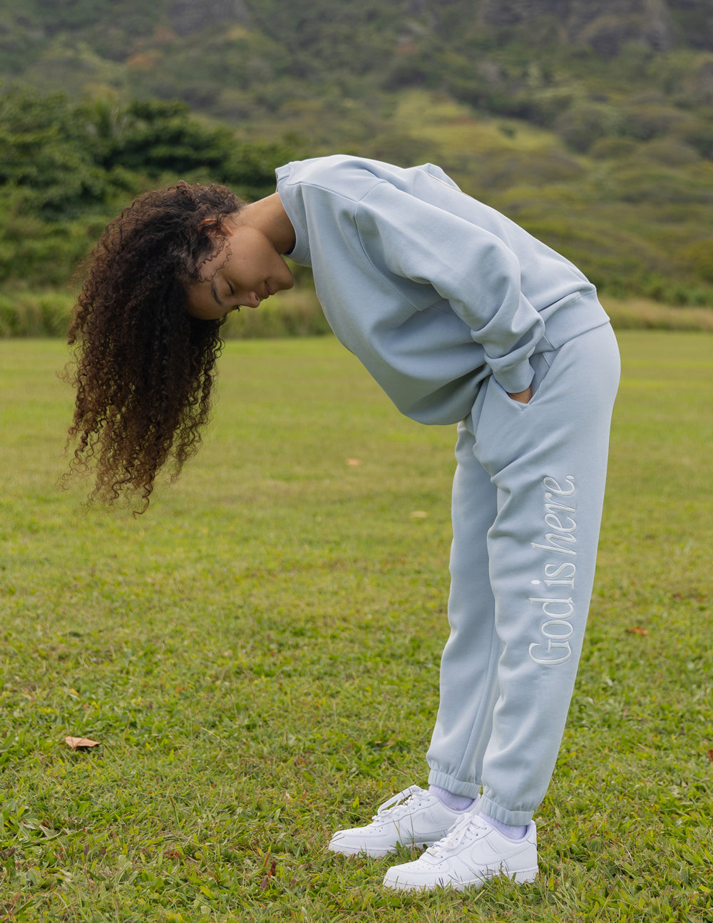 Elevated Faith God Is Here Unisex Sweatpant - AVBL MRKT (3)