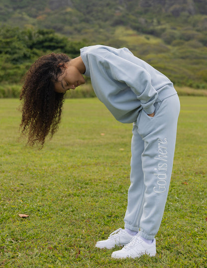 Elevated Faith God Is Here Unisex Sweatpant - AVBL MRKT (3)