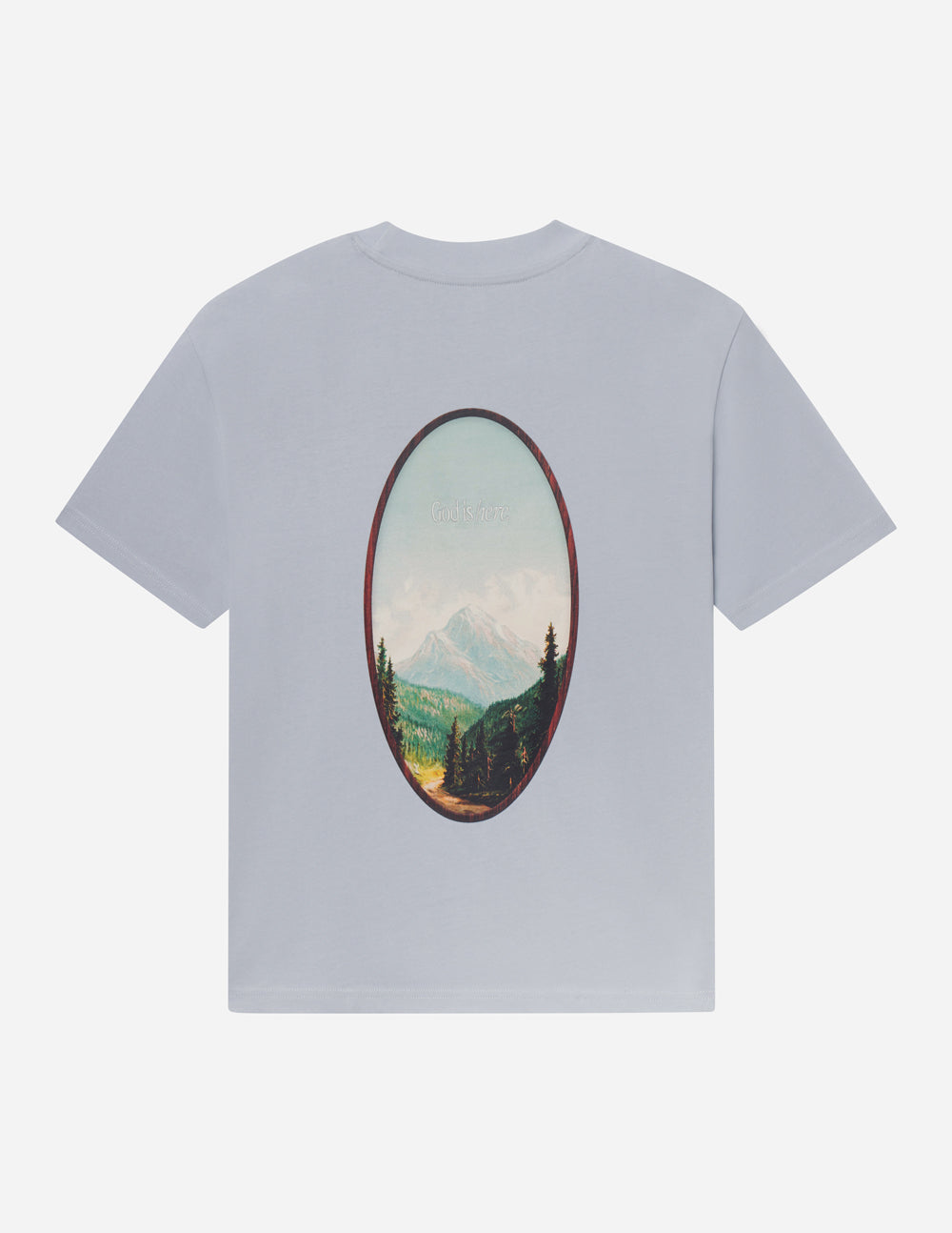Elevated Faith God Is Here Unisex Tee - AVBL MRKT (1)