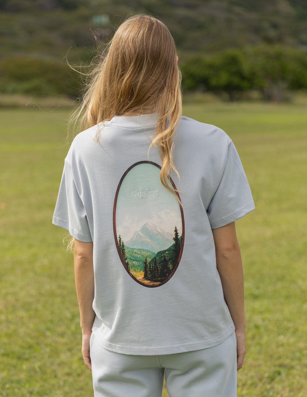 Elevated Faith God Is Here Unisex Tee - AVBL MRKT (5)