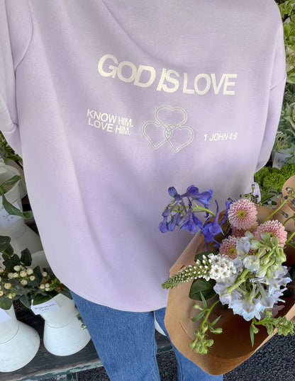 Elevated Faith God Is Love Unisex Crewneck - AVBL MRKT (11)