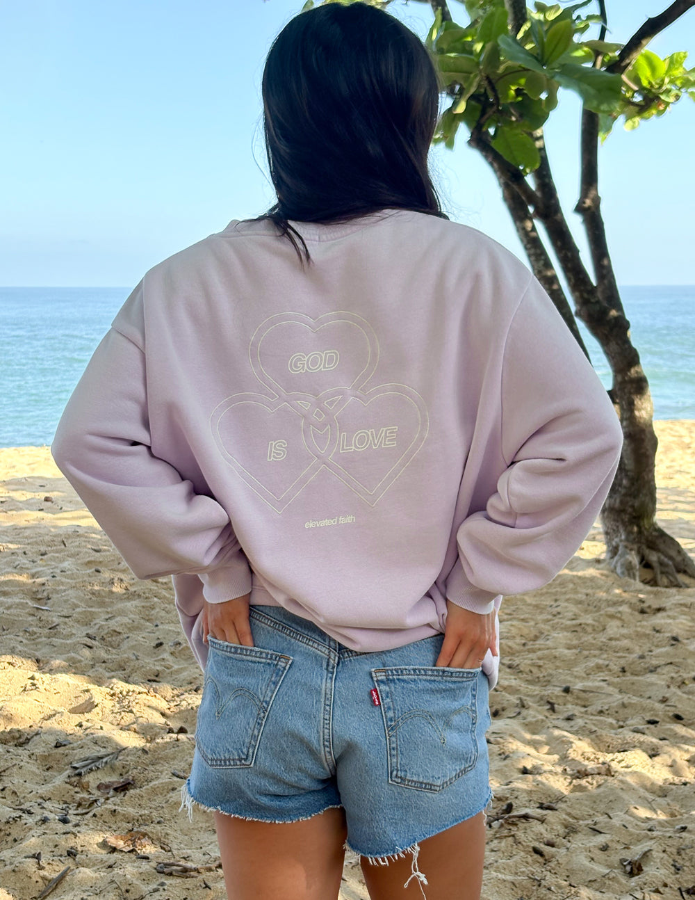 Elevated Faith God Is Love Unisex Crewneck - AVBL MRKT (12)