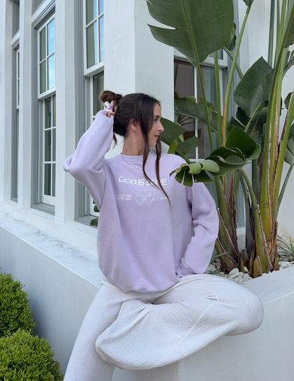 Elevated Faith God Is Love Unisex Crewneck - AVBL MRKT (3)