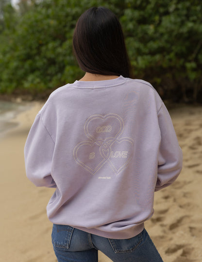 Elevated Faith God Is Love Unisex Crewneck - AVBL MRKT (6)