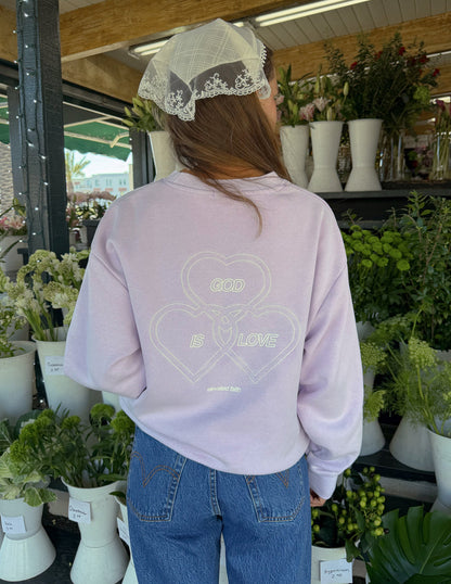 Elevated Faith God Is Love Unisex Crewneck - AVBL MRKT (9)