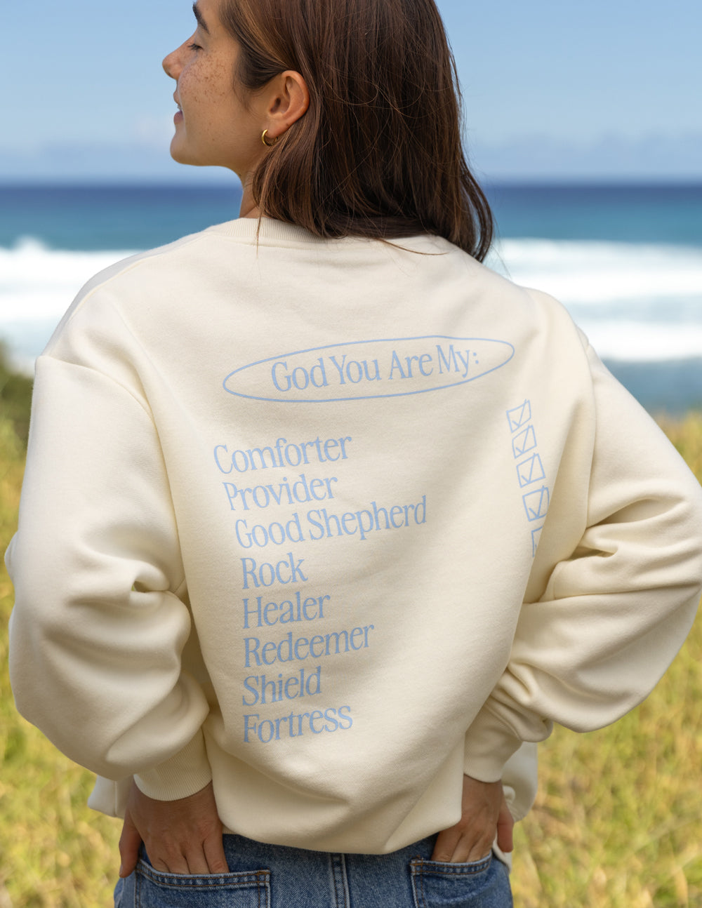 Elevated Faith God Is My Everything Unisex Crewneck - AVBL MRKT (3)