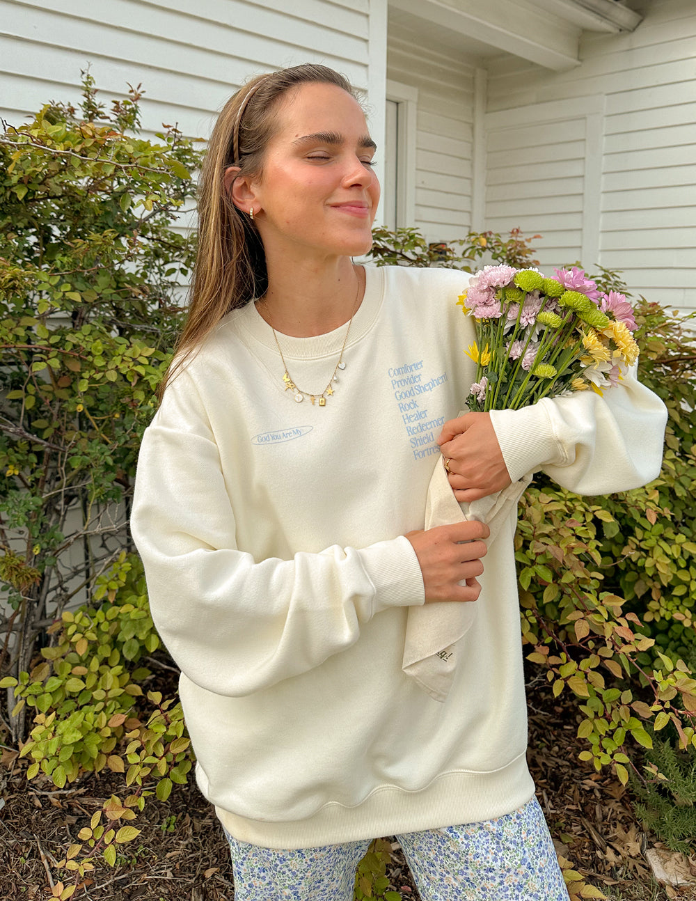 Elevated Faith God Is My Everything Unisex Crewneck - AVBL MRKT (6)