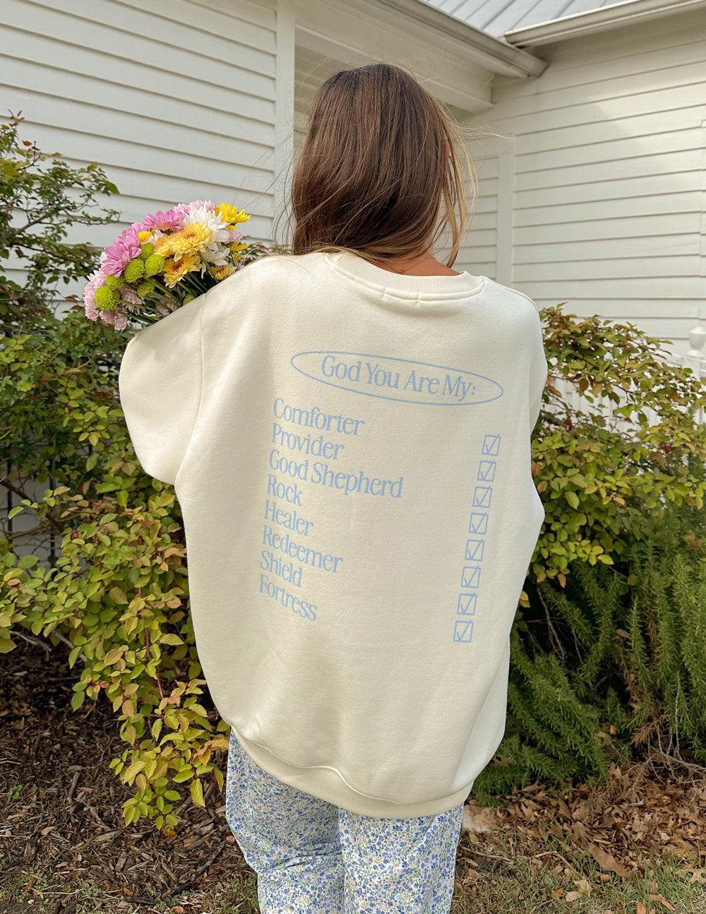 Elevated Faith God Is My Everything Unisex Crewneck - AVBL MRKT (7)