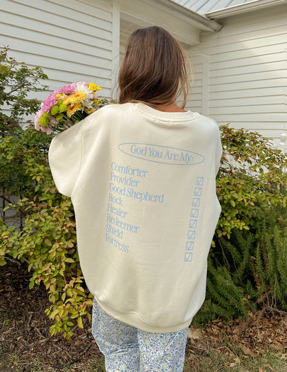 Elevated Faith God Is My Everything Unisex Crewneck - AVBL MRKT (7)