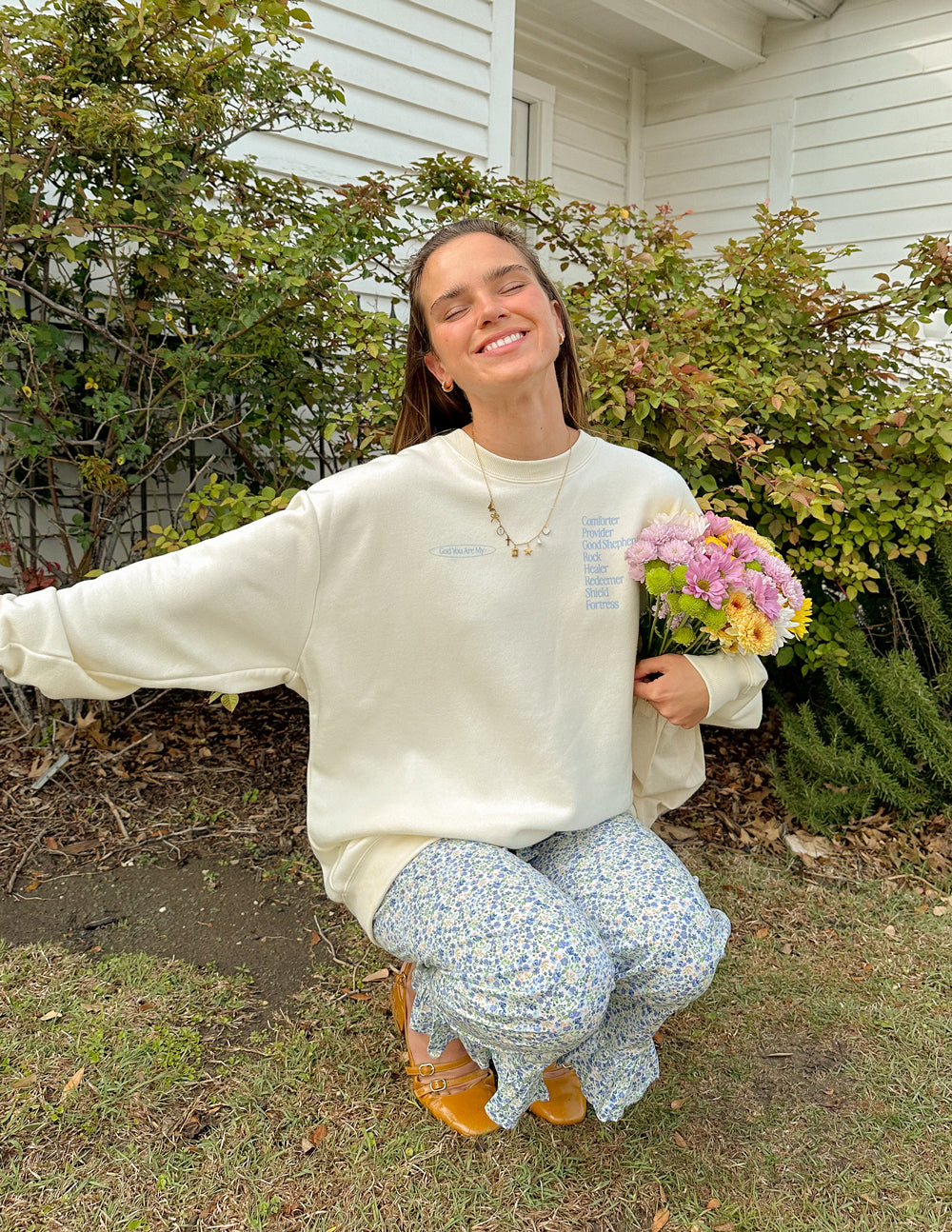 Elevated Faith God Is My Everything Unisex Crewneck - AVBL MRKT (8)