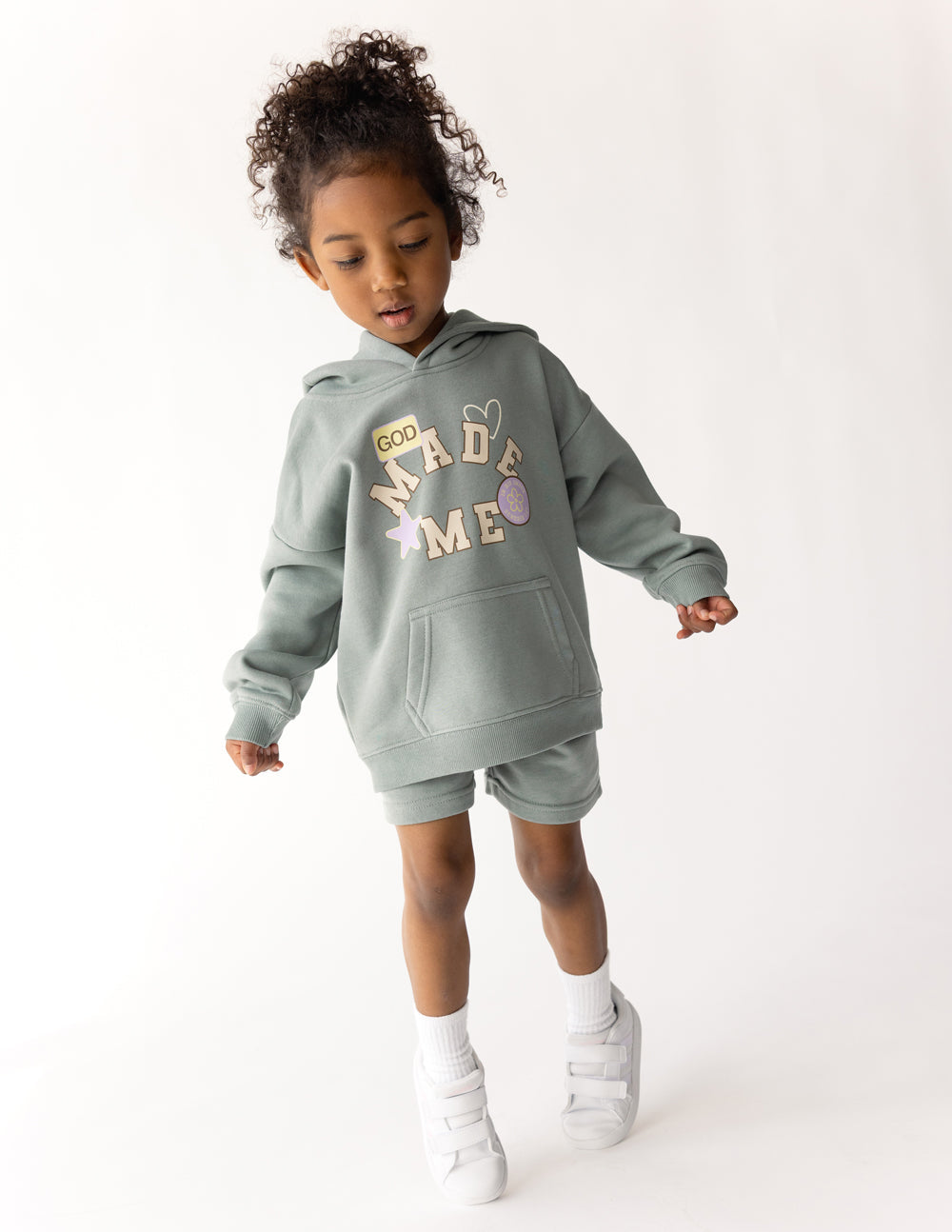 Elevated Faith God Made Me Kids Hoodie - AVBL MRKT (1)