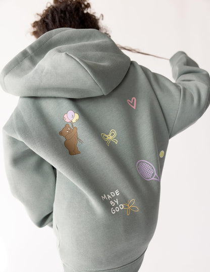 Elevated Faith God Made Me Kids Hoodie - AVBL MRKT (2)