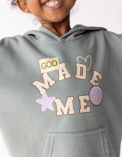 Elevated Faith God Made Me Kids Hoodie - AVBL MRKT (3)