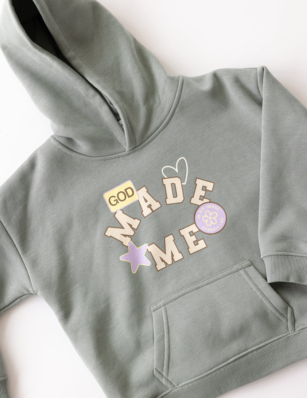 Elevated Faith God Made Me Kids Hoodie - AVBL MRKT (5)