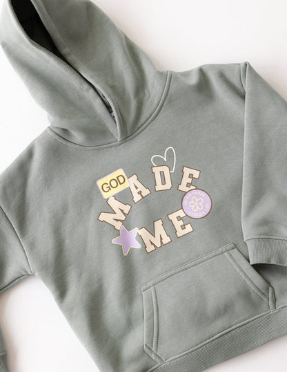 Elevated Faith God Made Me Kids Hoodie - AVBL MRKT (5)