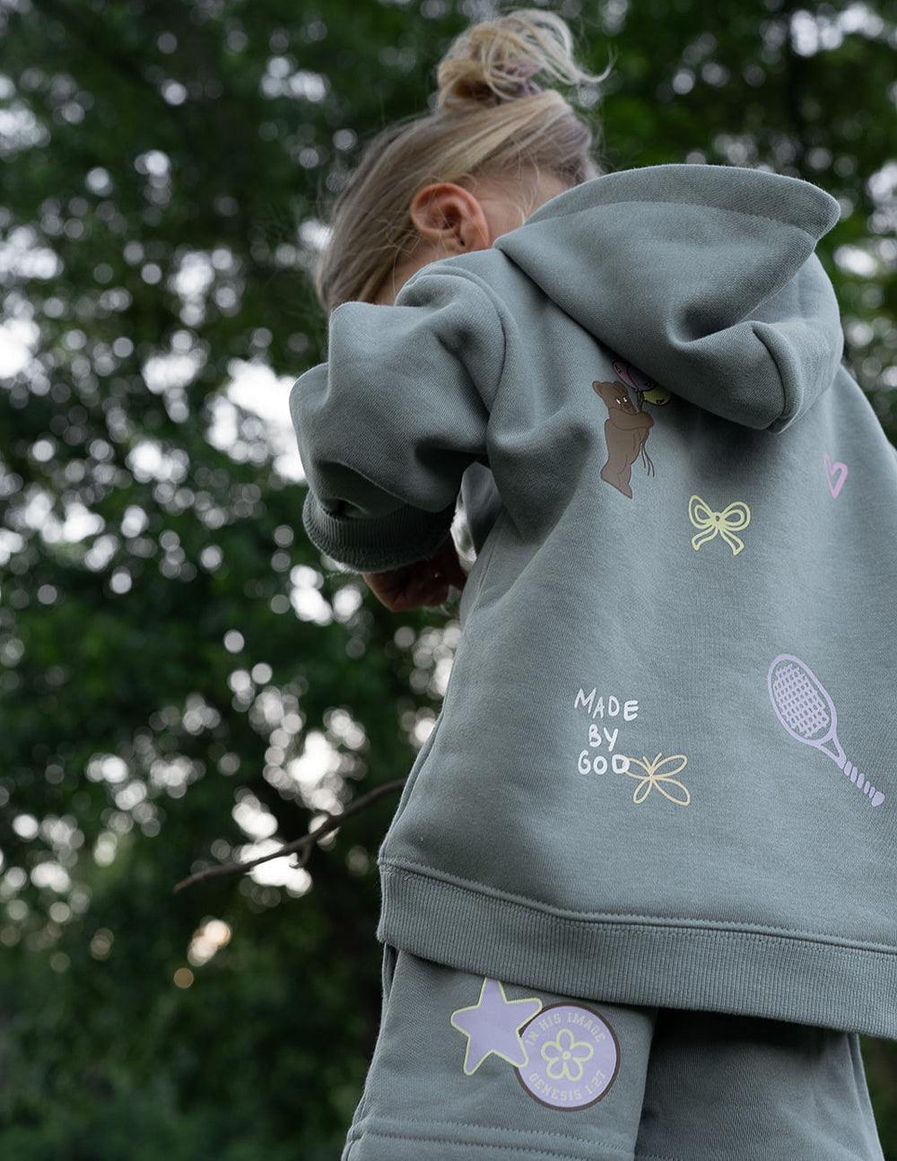 Elevated Faith God Made Me Kids Hoodie - AVBL MRKT (8)