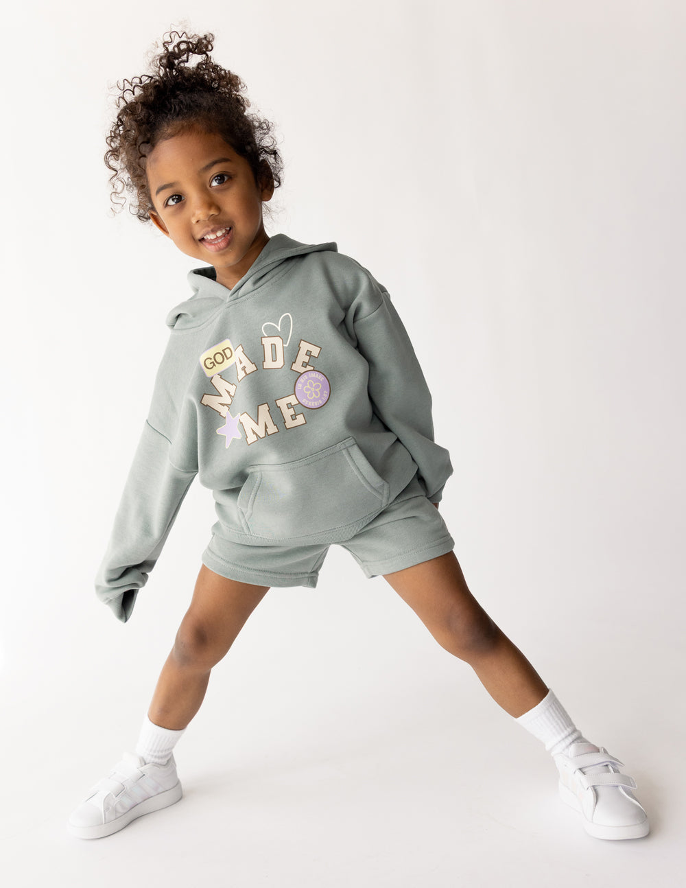 Elevated Faith God Made Me Kids Short - AVBL MRKT (2)
