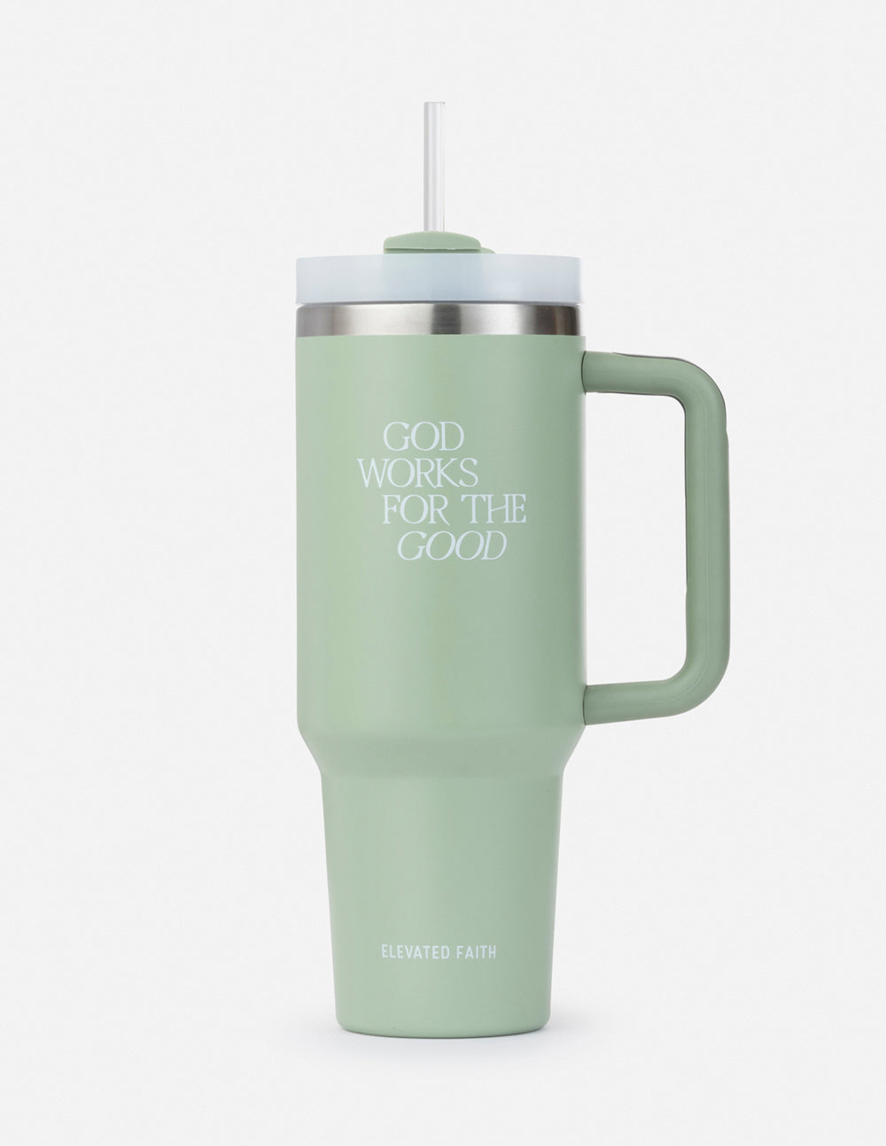 Elevated Faith God Works for the Good 40 oz Tumbler - AVBL MRKT (1)