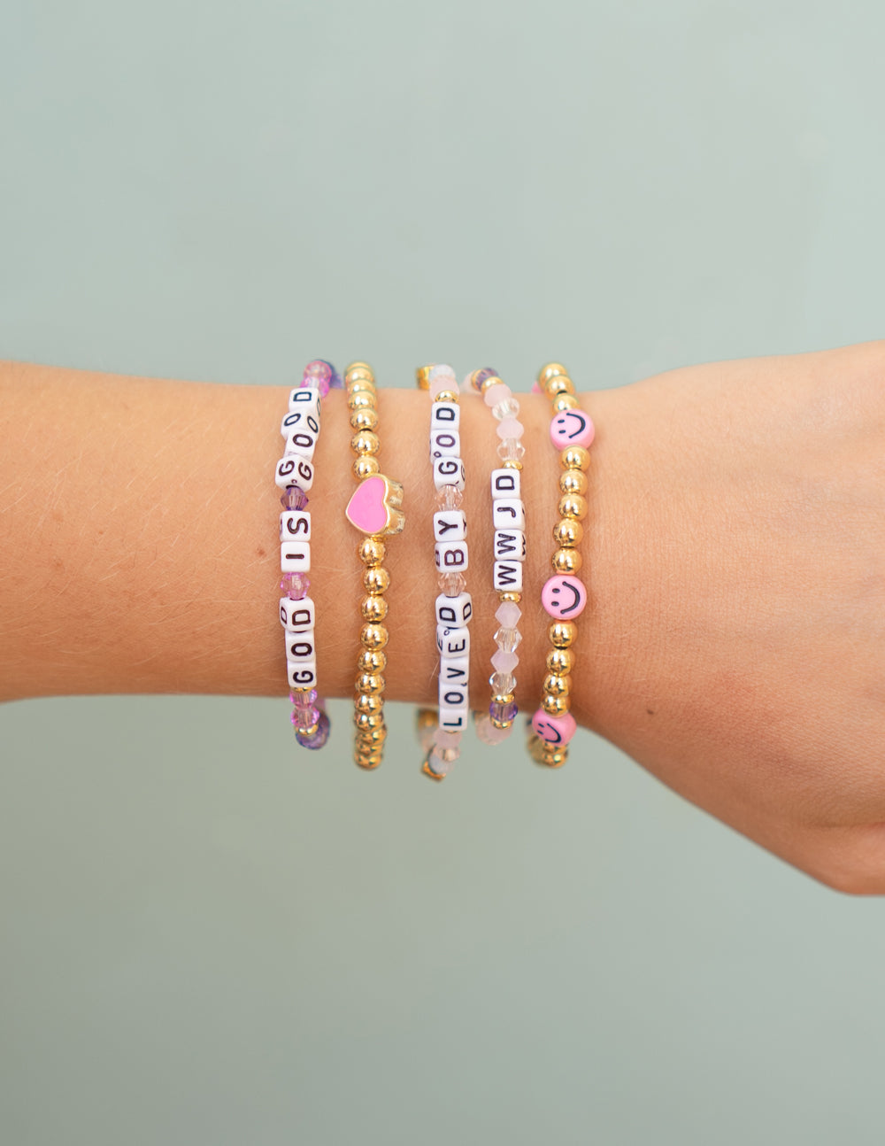 Elevated Faith God is Good Letter Bracelet - AVBL MRKT (2)