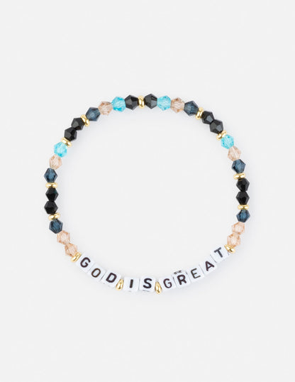 Elevated Faith God is Great Letter Bracelet - AVBL MRKT (1)