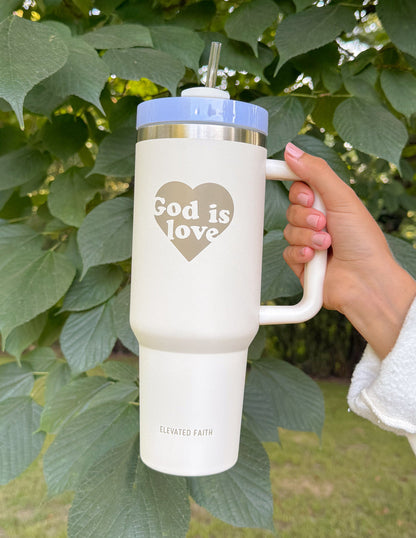 Elevated Faith God is Love 40 oz Tumbler - AVBL MRKT (2)