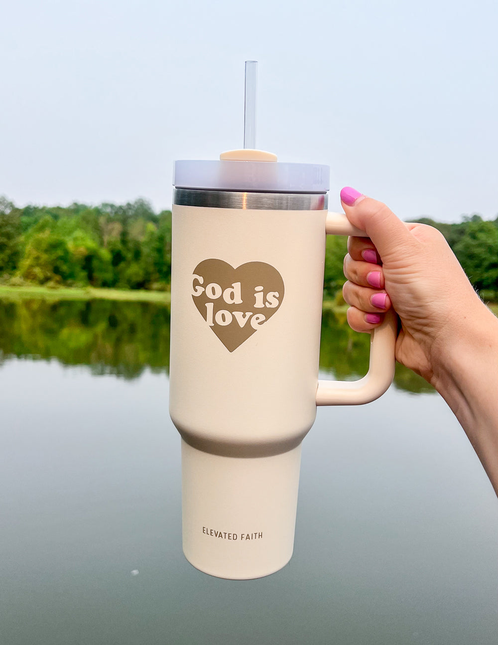 Elevated Faith God is Love 40 oz Tumbler - AVBL MRKT (6)