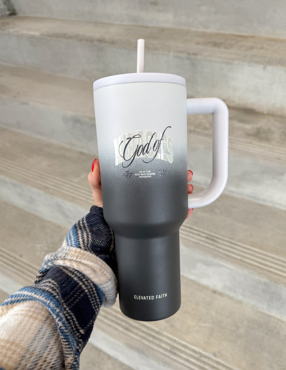 Elevated Faith God of Miracles 40 oz Ascend Tumbler - AVBL MRKT (6)