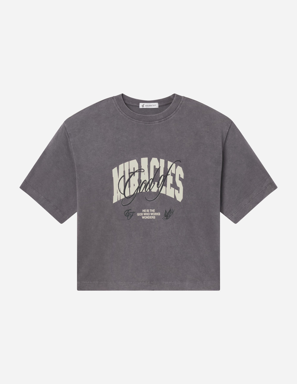 Elevated Faith God of Miracles Cropped Women's Tee - AVBL MRKT (11)