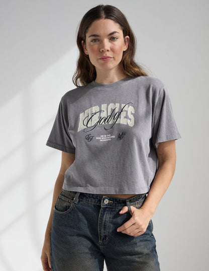 Elevated Faith God of Miracles Cropped Women's Tee - AVBL MRKT (6)
