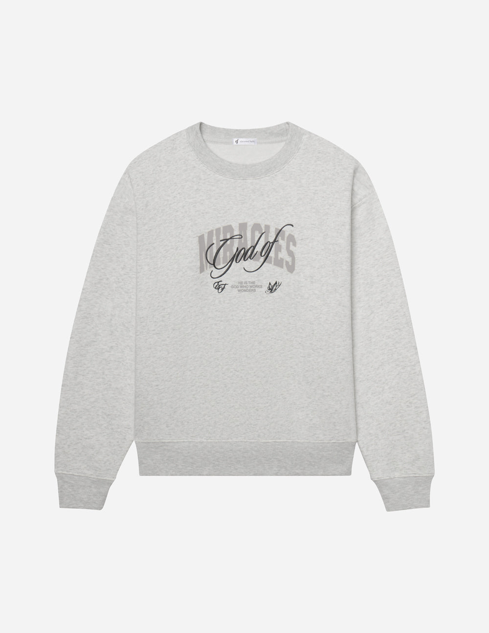 Elevated Faith God of Miracles Unisex Crewneck - AVBL MRKT (1)