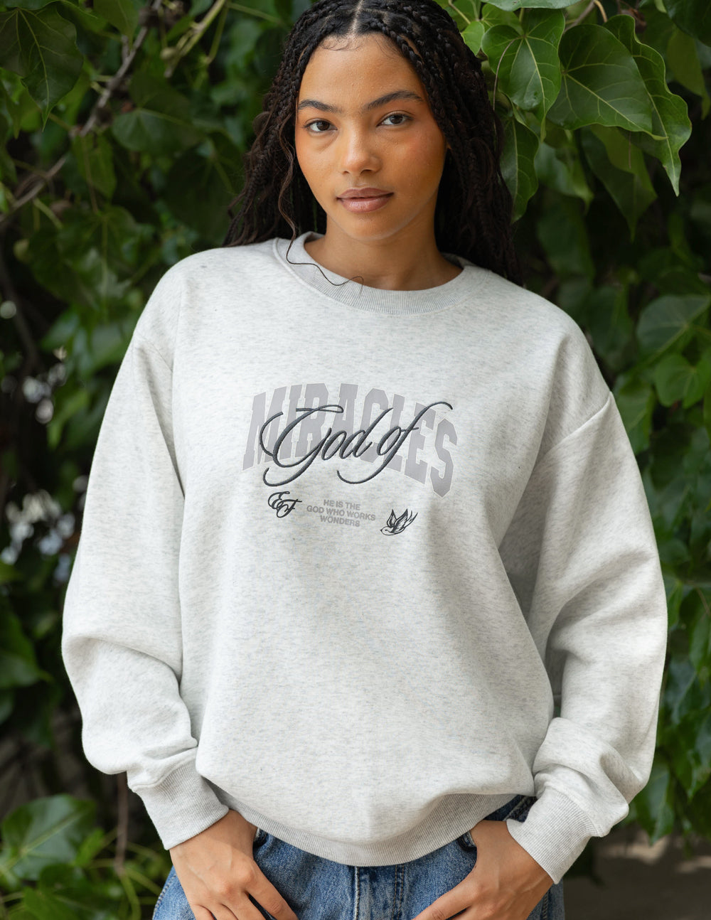 Elevated Faith God of Miracles Unisex Crewneck - AVBL MRKT (4)
