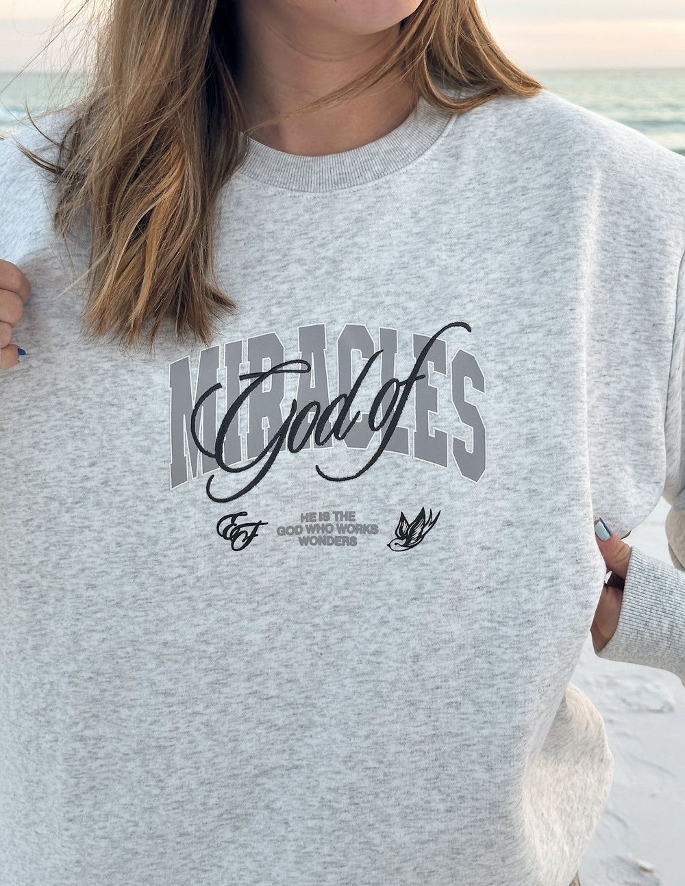 Elevated Faith God of Miracles Unisex Crewneck - AVBL MRKT (9)