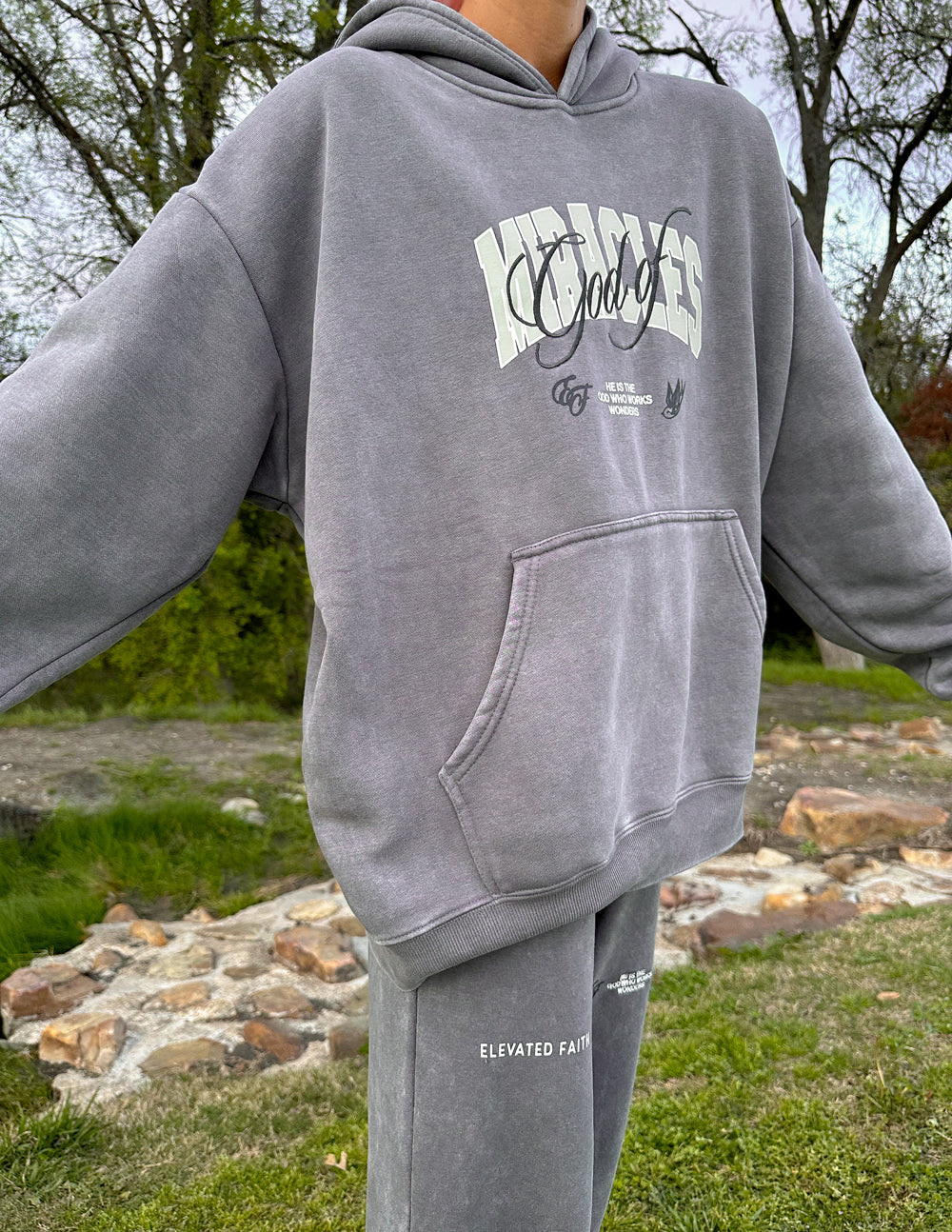 Elevated Faith God of Miracles Unisex Hoodie - AVBL MRKT (9)