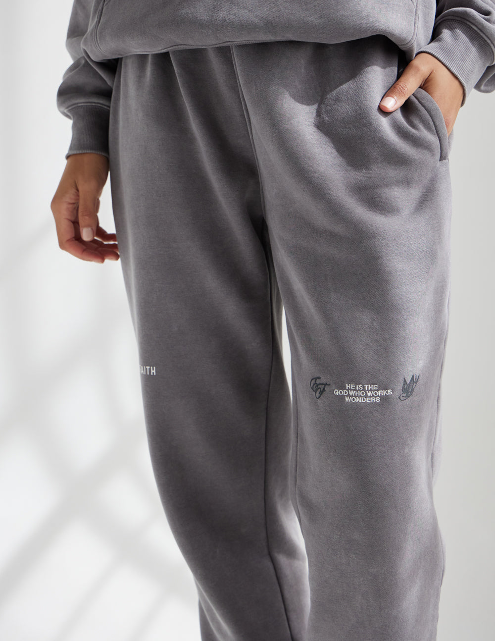Elevated Faith God of Miracles Unisex Sweatpant - AVBL MRKT (1)