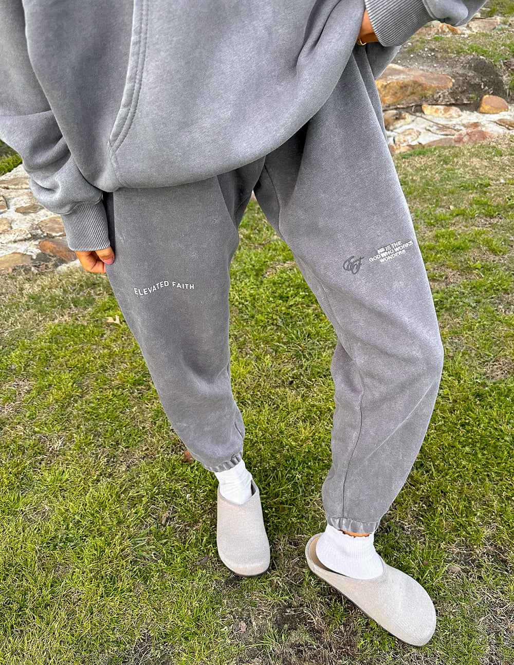 Elevated Faith God of Miracles Unisex Sweatpant - AVBL MRKT (5)