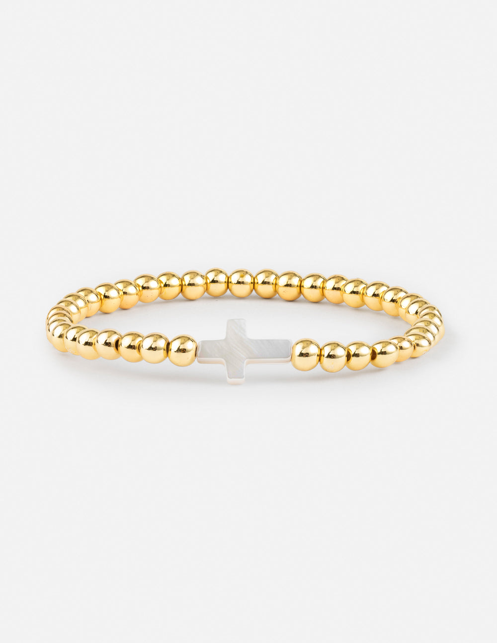 Elevated Faith Gold Cross Bracelet - AVBL MRKT (1)