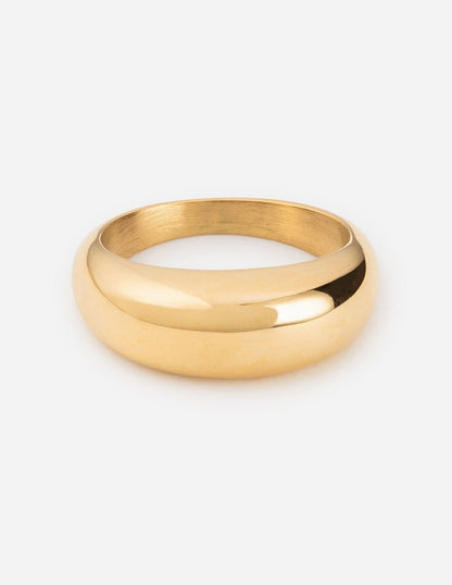 Elevated Faith Gold Dome Ring - AVBL MRKT (1)