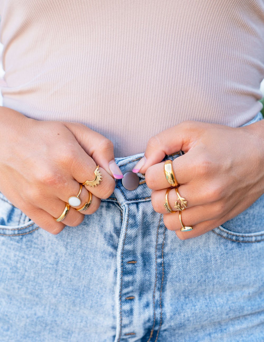 Elevated Faith Gold Dome Ring - AVBL MRKT (3)