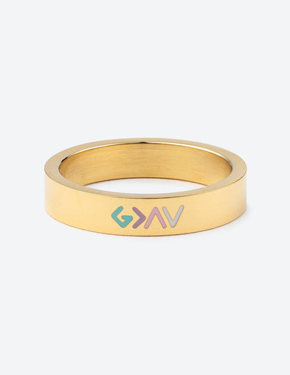 Elevated Faith Gold Enamel Highs and Lows Ring - AVBL MRKT (1)