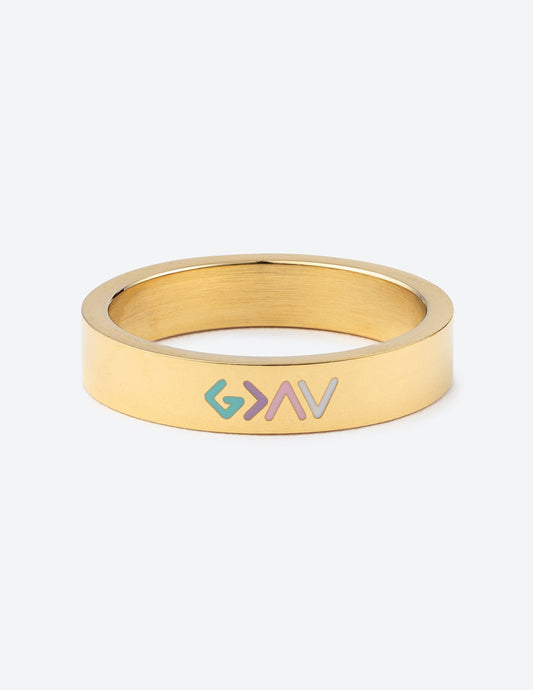 Elevated Faith Gold Enamel Highs and Lows Ring - AVBL MRKT (1)