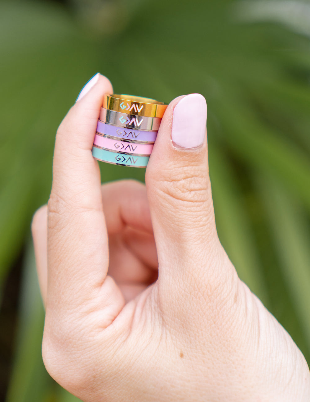 Elevated Faith Gold Enamel Highs and Lows Ring - AVBL MRKT (2)