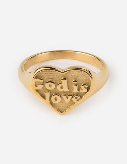 Elevated Faith Gold God is Love Ring - AVBL MRKT (1)